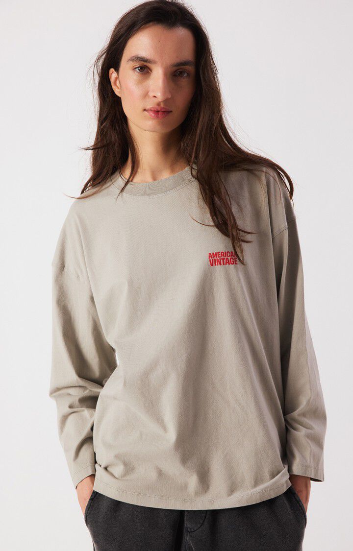 Camiseta mujer Gixy - MINERAL - Gris