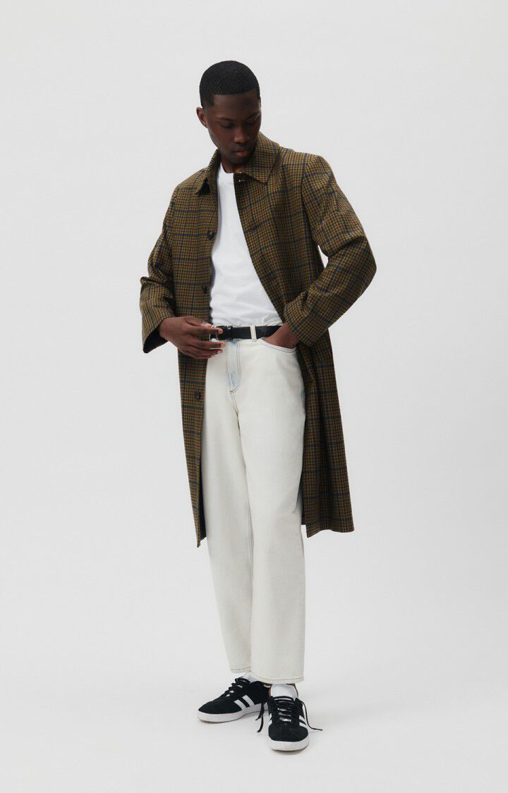 Men's coat Nelabird, BROWN TARTAN, hi-res-model