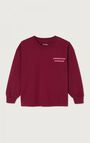 T-shirt enfant Fizvalley - BORDEAUX VINTAGE - Rouge - 3