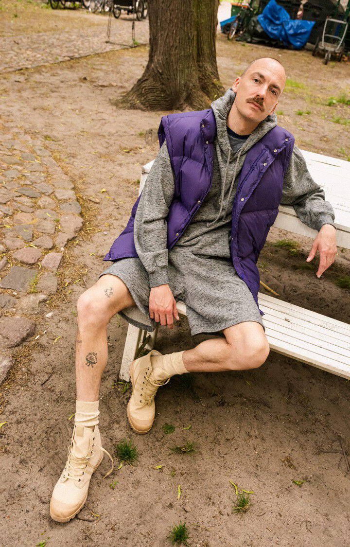 Men's shorts Sowabay, CHARCOAL MELANGE, hi-res-model