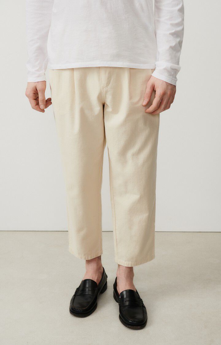 Men's trousers Zarydok, ECRU, hi-res-model