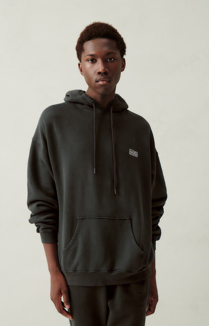 Men's hoodie Izubird, CARBON VINTAGE, hi-res-model