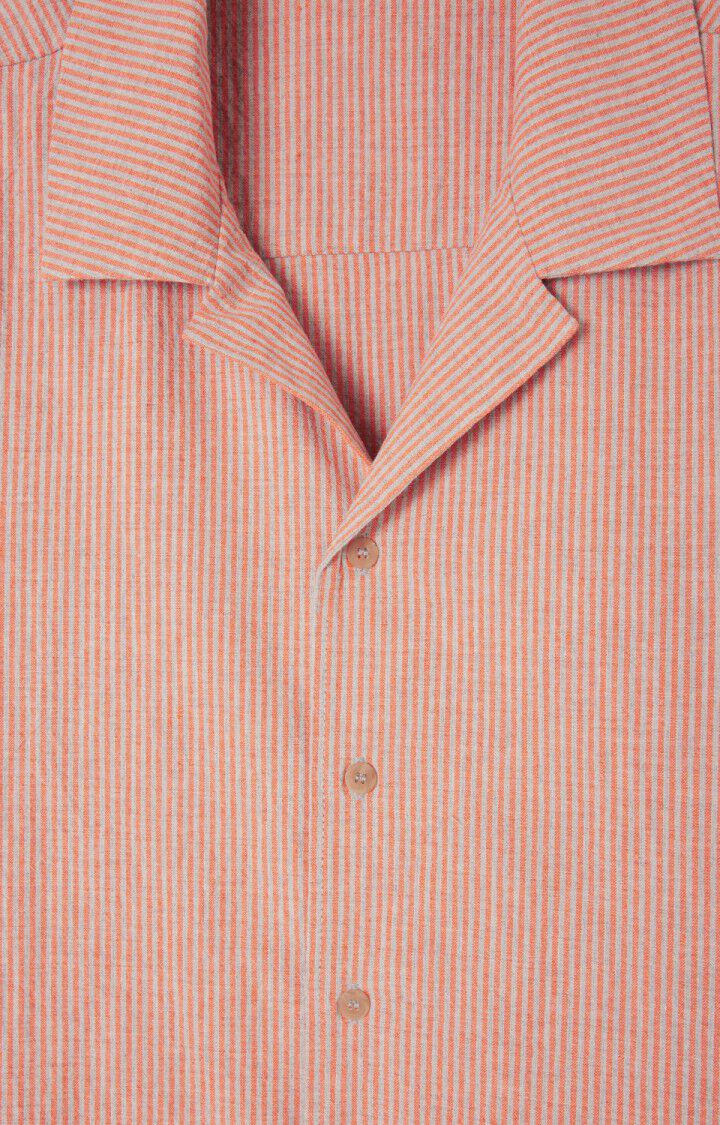 Camicia uomo Keostreet - STRISCE GRIGIE E ARANCIONI - Arancione - Gris - M