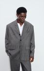 Men's blazer Wobby - MELANGE CHARCOAL - Grey - S