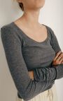 T-shirt femme Massachusetts, ANTHRACITE CHINE, hi-res-model