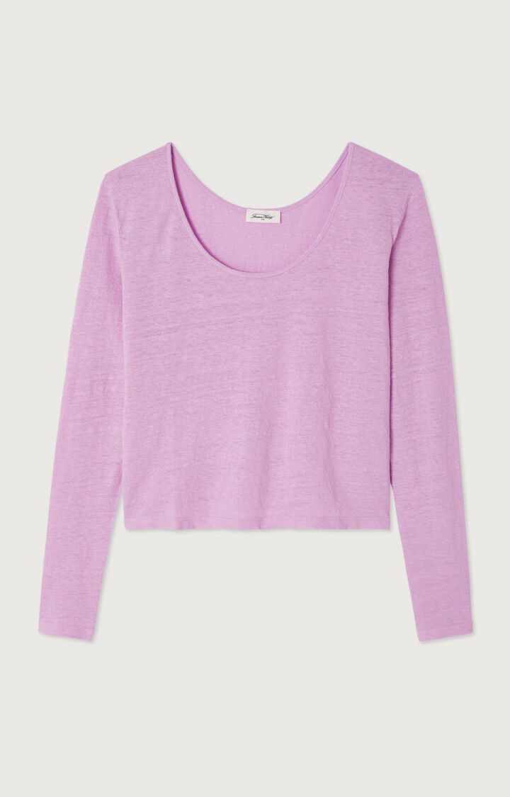 Women's T-shirt Dualy - MARSHMALLOW - Violet