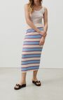 Jupe femme Pagaville - RAYURES TRICOLORES - Bleu - Blanc - Rouge - XS-S