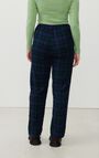 Women's trousers Yuzy, GREEN PURPLE TARTAN, hi-res-model