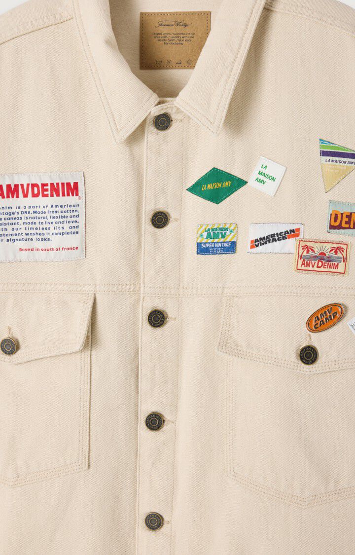 Unisex's jacket Snopdog - 20 years, ECRU, hi-res