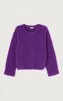 Pull femme Zolly, AUBERGINE CHINE, hi-res