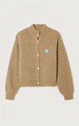 Women's cardigan East - MELANGE SAND - Beige - S