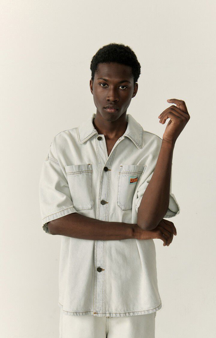 Men's shirt Joybird - SUPER BLEACHED 25 Short sleeve White - E23