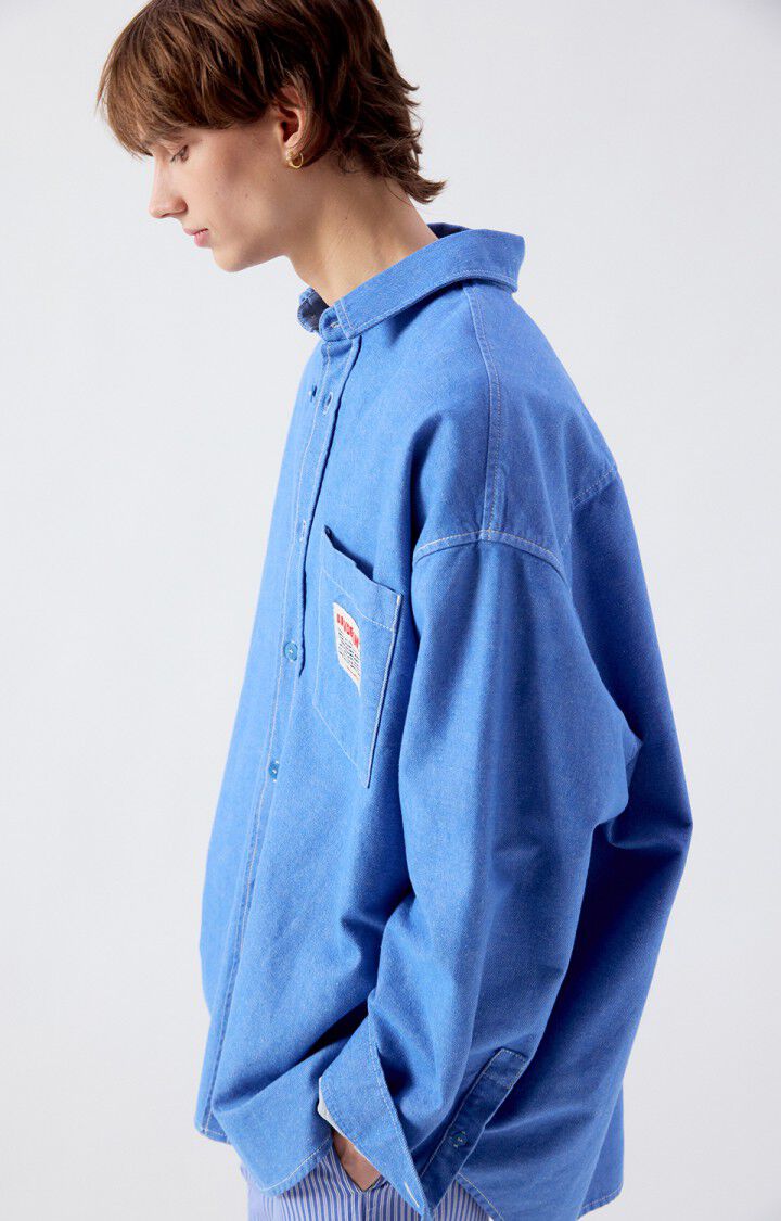 Men's shirt Pusway, WATERFALL, hi-res-model