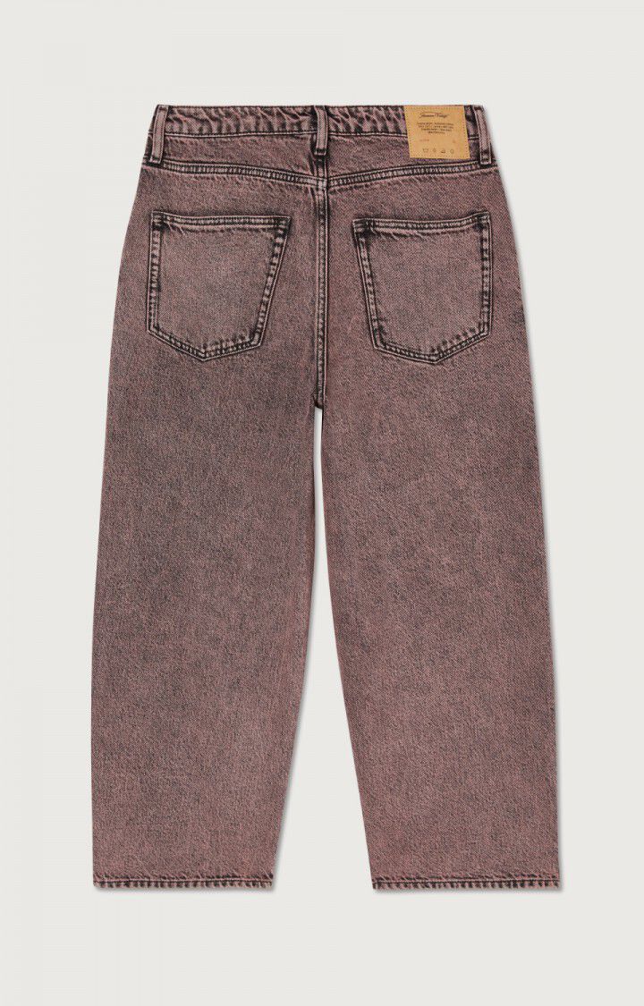 Jean boyfriend femme Yopday, SURTEINTURE ROSE, hi-res