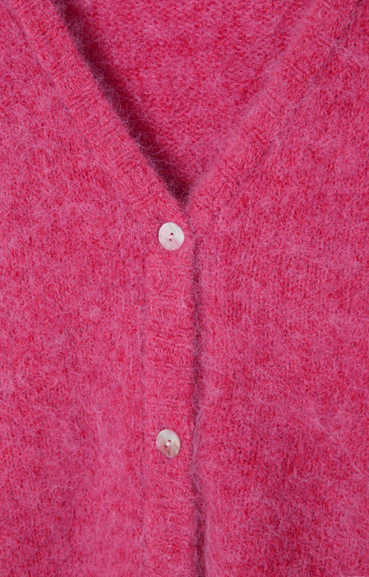 Women's cardigan East, MAGENTA MELANGE, hi-res