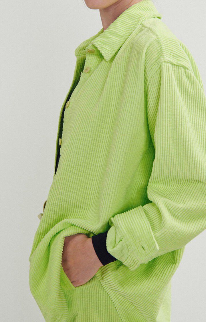 Chemise femme Padow - JAUNE FLUO VINTAGE - Jaune - M-L