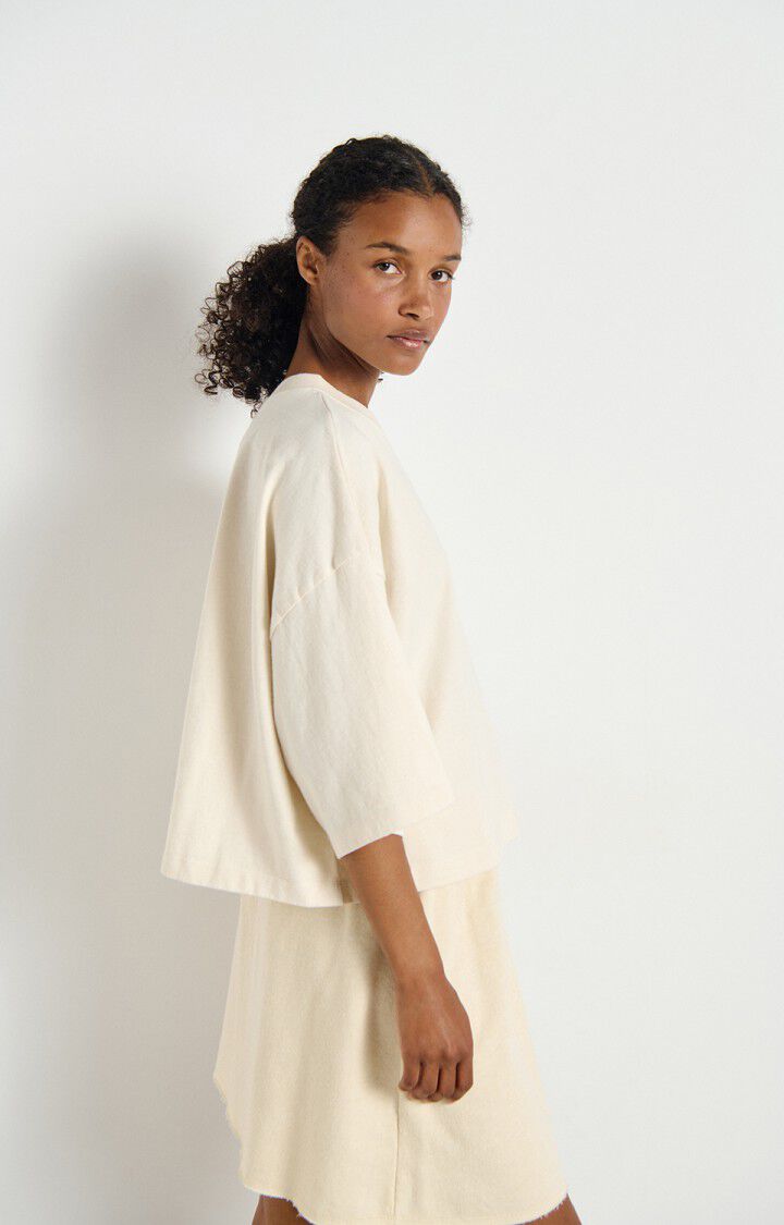 Women's t-shirt Jubyk, ECRU, hi-res-model