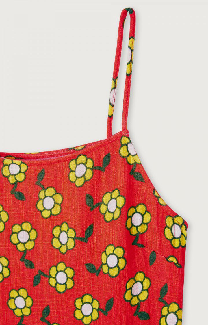 Damen-Kleid Oyobay - FLORE - Rot - Jaune - S