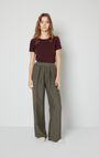 Women's trousers Vimbow, KHAKI MELANGE, hi-res-model