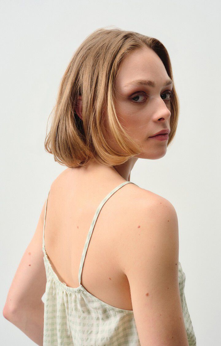 Pykoboo - OPAL VICHY - Green - Blanc - S