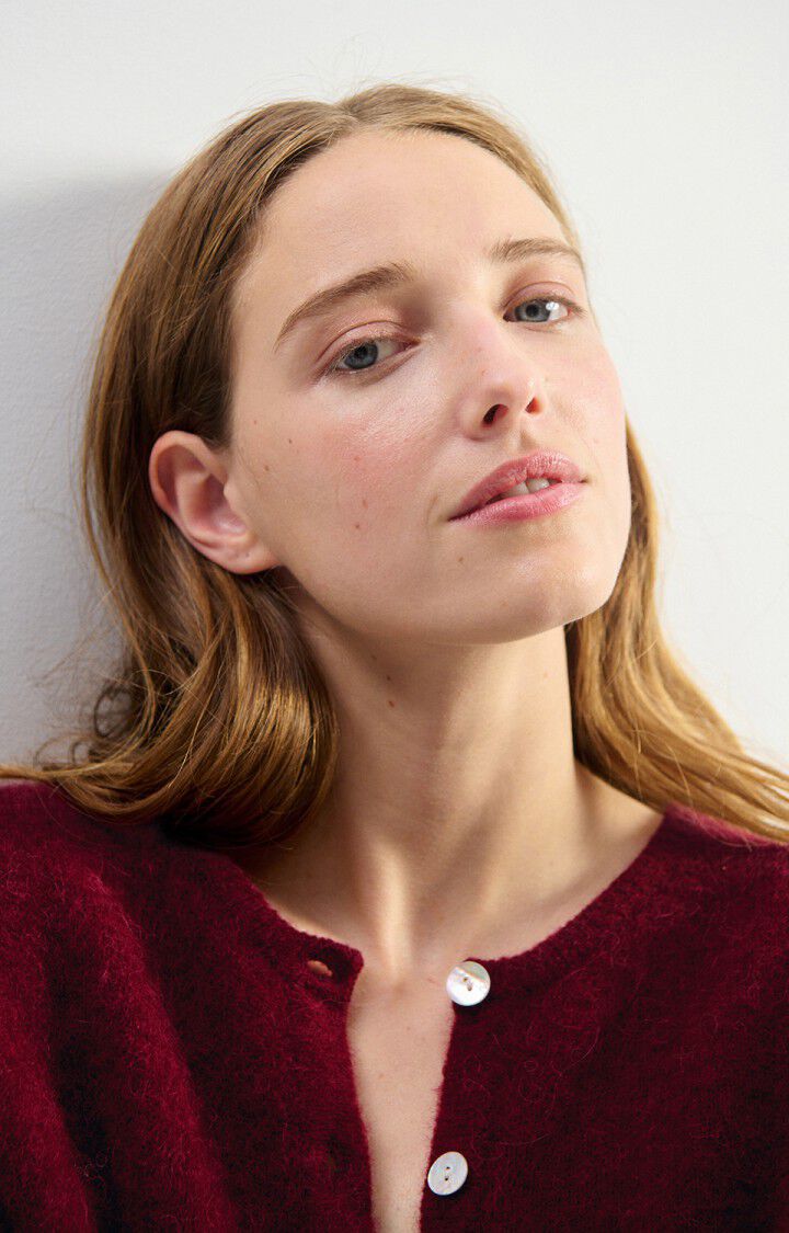 Damencardigan Vitow, MARMORIERTE KIRSCHE, hi-res-model