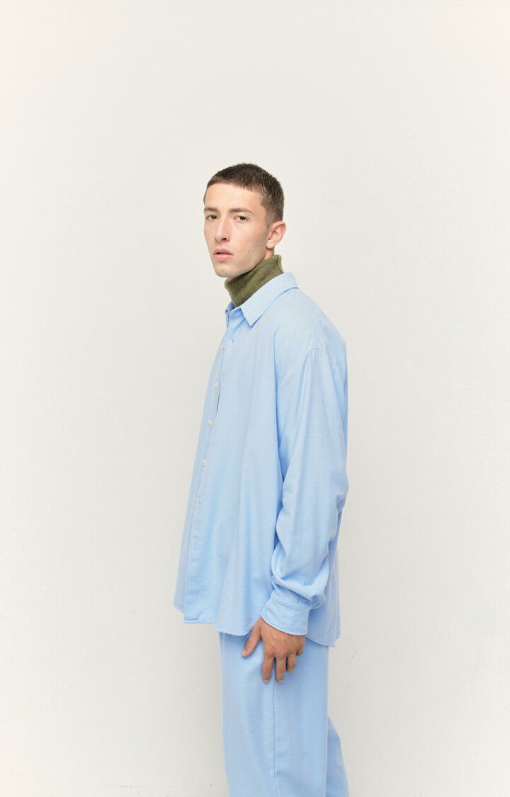 Men's shirt Dakota, SKY BLUE MELANGE, hi-res-model