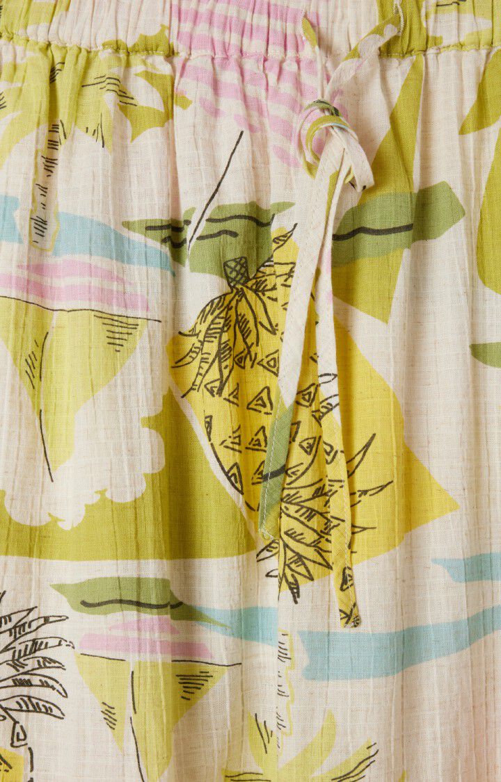 Damenrock Ylyvow - GINA MAXI - Wei&szlig; - Jaune - Vert - S