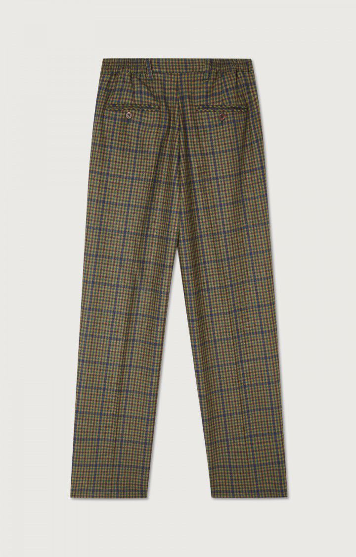 Women's trousers Nelabird, BROWN TARTAN, hi-res