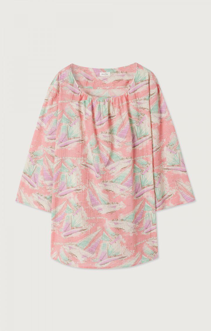 Robe femme Ylyvow - MOLLY - Rose - Vert - Violet