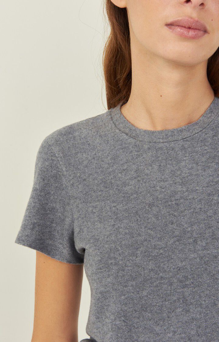 Women's t-shirt Ypawood, MELANGE CHARCOAL, hi-res-model