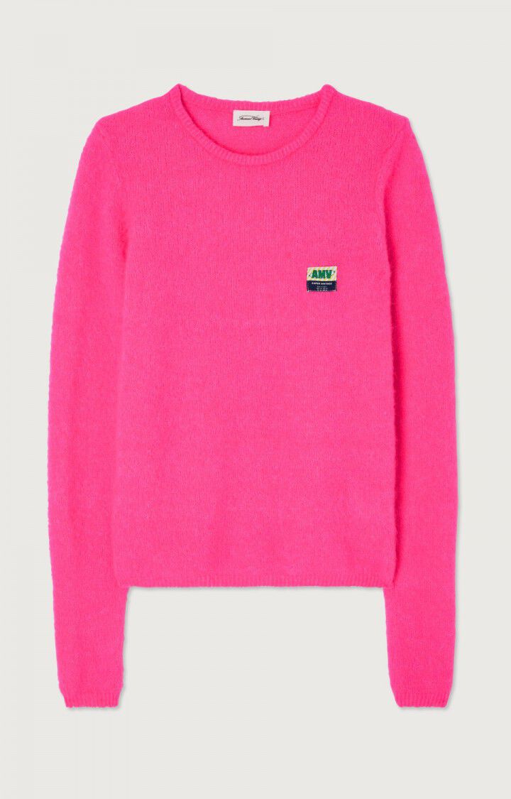 Pull femme Vitow, ROSE FLUO CHINE, hi-res