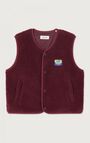 Veste enfant Hoktown - BORDEAUX CHINE - Rouge - XS