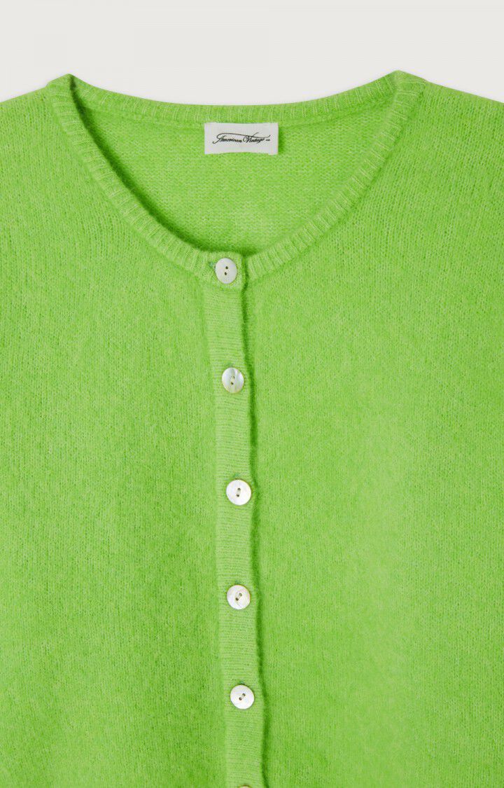 Women's cardigan Vitow - PISTACHIO MELANGE - Green - S