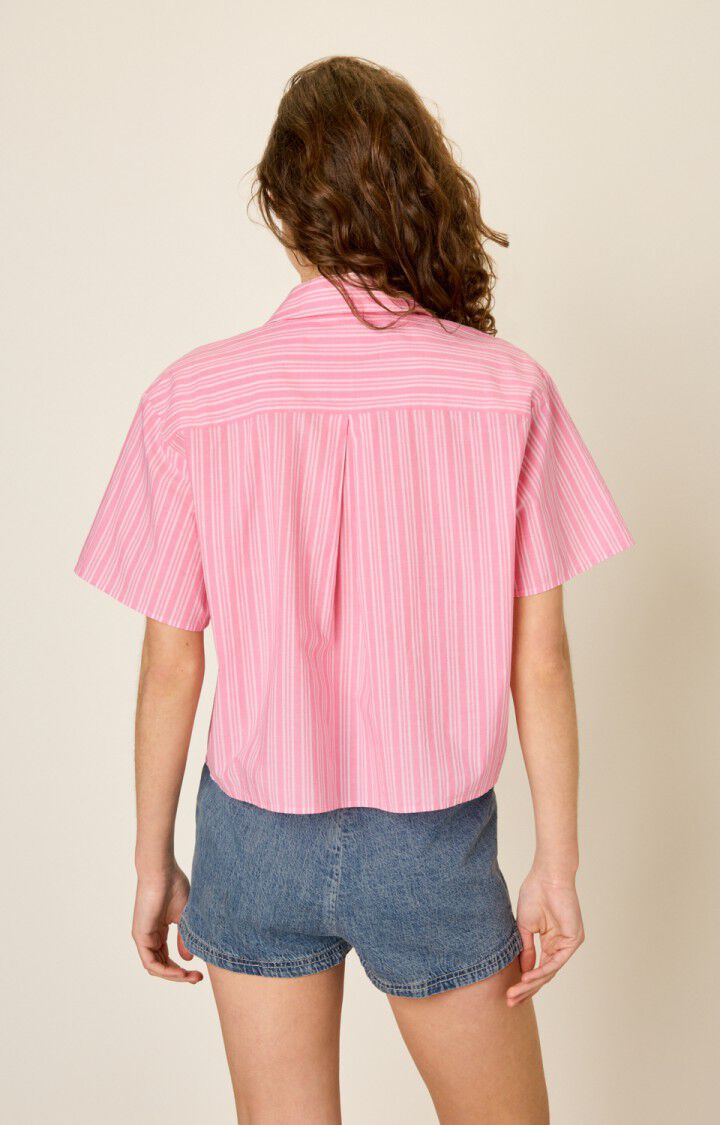 Women's shirt Odurock - PEONY STRIPES - Pink - Blanc - S