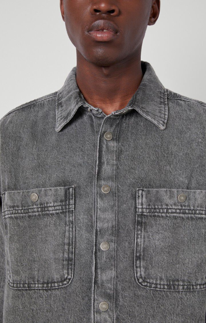 Men's shirt Blinwood, GREY, hi-res-model