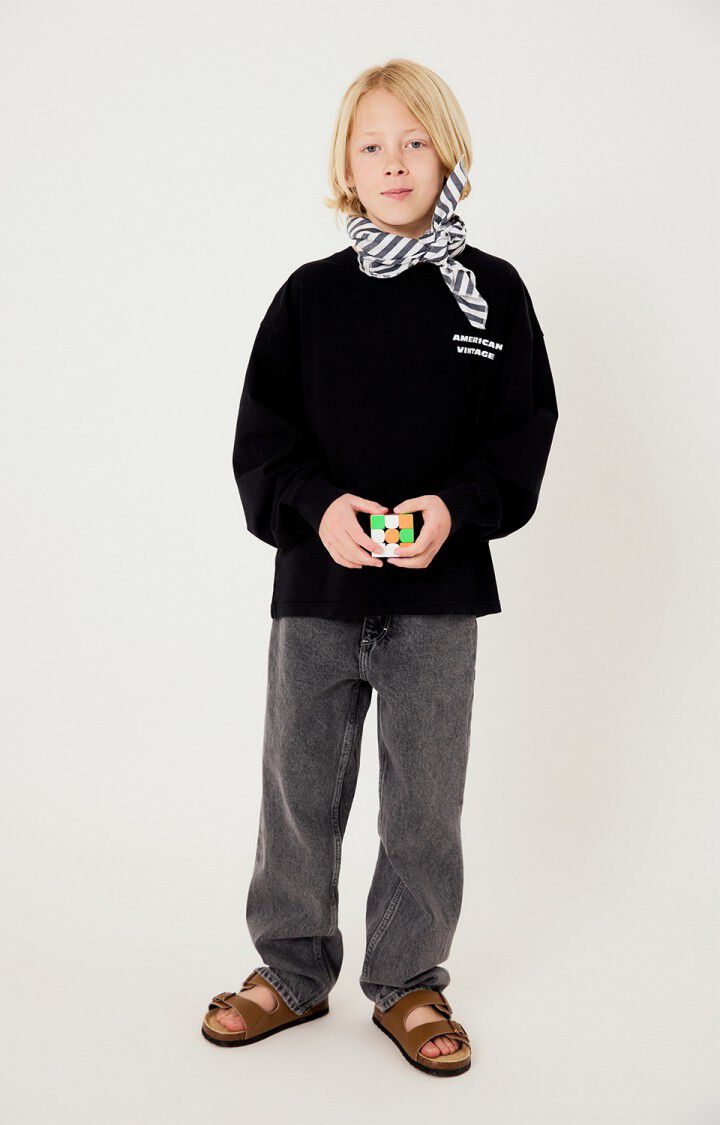 Kid's t-shirt Fizvalley - BLACK - Black