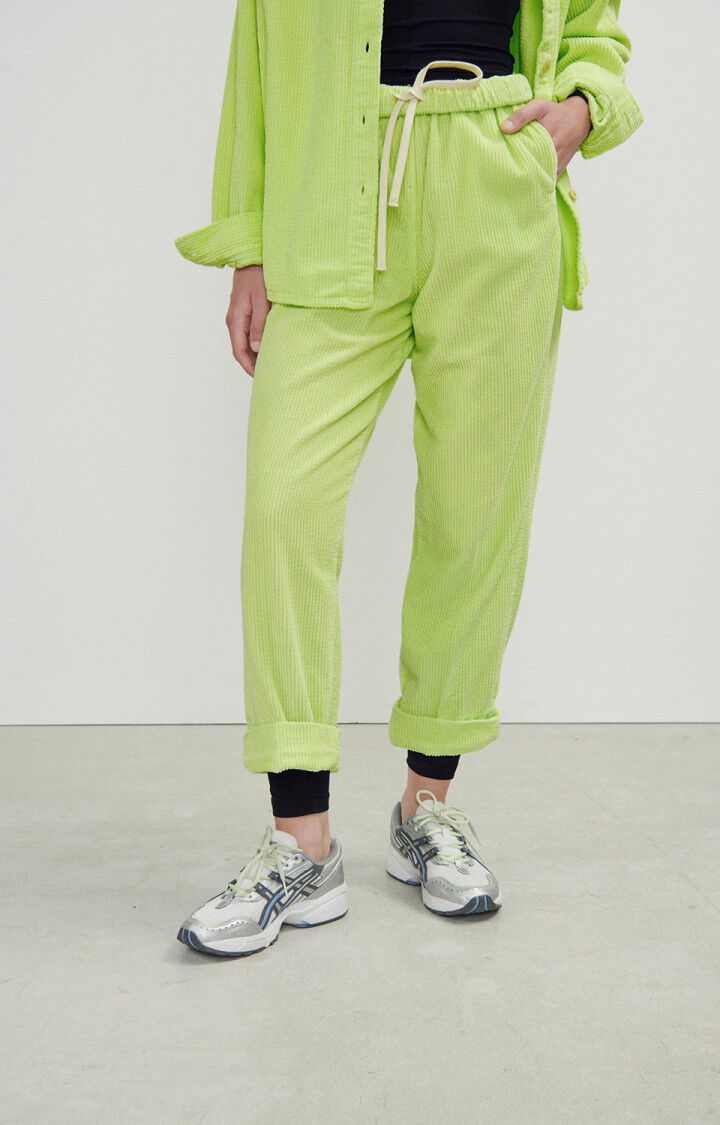 Women's trousers Padow - VINTAGE FLUORESCENT YELLOW - Yellow - XS