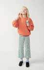 Kinderensweater Doven, OVERGEVERFD FLUORESCEREND ORANJE, hi-res-model