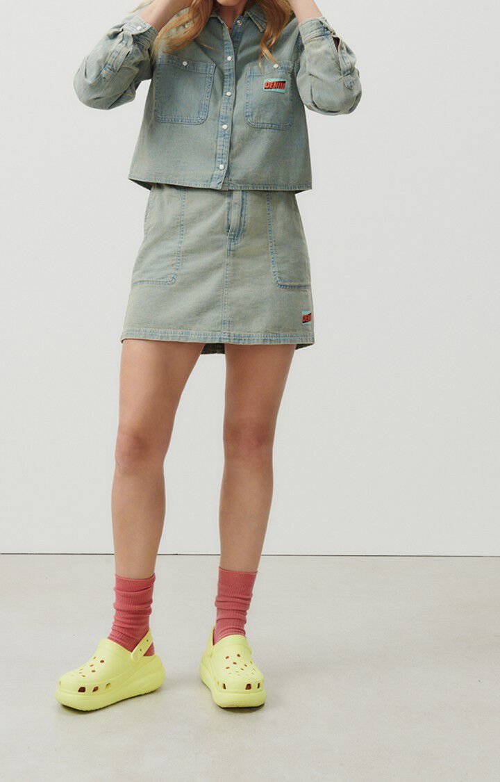 Women's shirt Fybee - DIRTY BEIGE - Blue - S