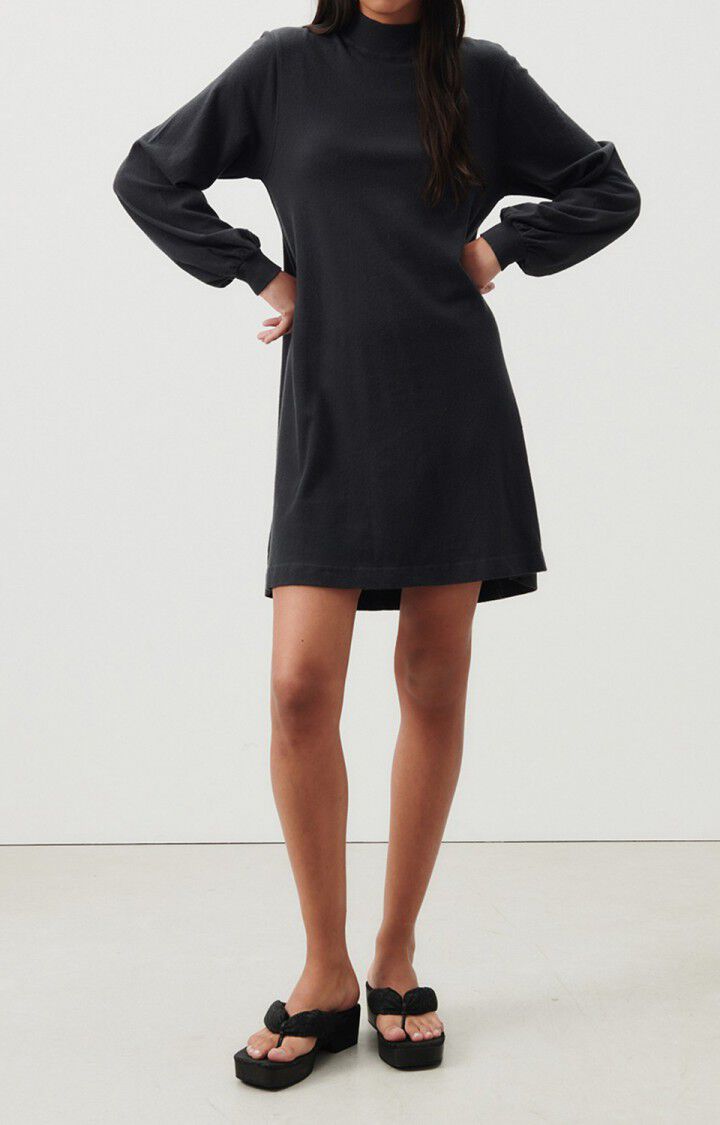 Damenkleid Rakabay - KOHLENSTOFF - Schwarz