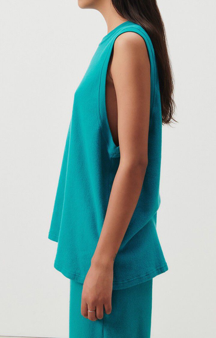 Women's tank top Rullow - DUCK GREEN - Blue