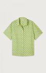Damenbluse Ivybo - LOLA - Wei&szlig; - Bleu - Vert - S