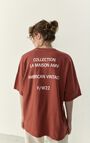 T-shirt mixte Fizvalley, CHATAIGNIER, hi-res-model