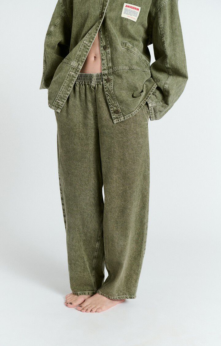 Women's trousers Uzatown - OLIVE Green - H25 | American Women's trousers Uzatown - OLIVE Green - H25 | American
