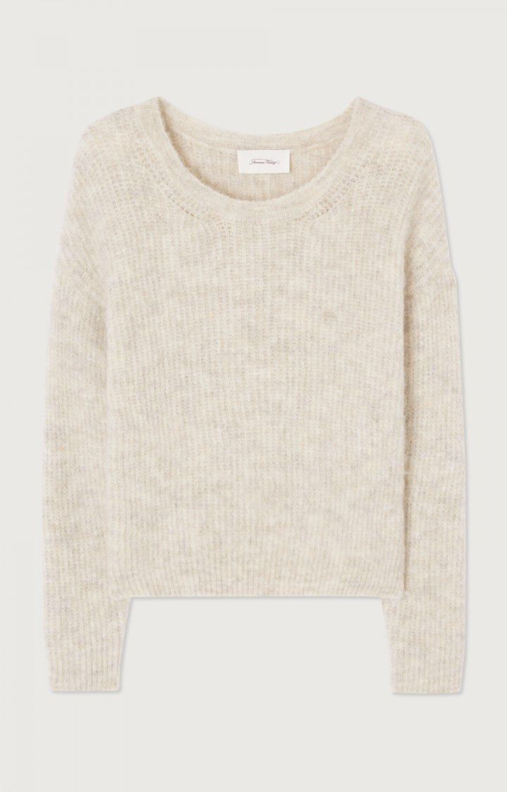 Women's jumper East - MELANGE POWDER SNOW - Beige