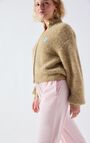 Women's cardigan East - MELANGE SAND - Beige - S