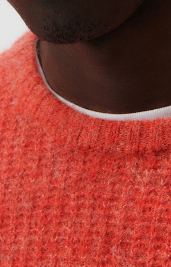 Pull homme East - CAPUCINE CHINE - Rouge - S