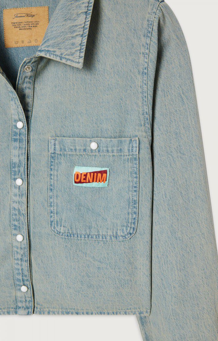 Women's shirt Fybee - DIRTY BEIGE - Blue - S