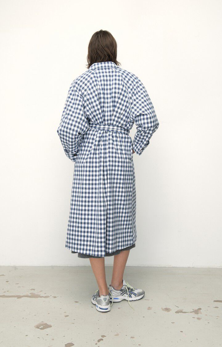 Women's coat Oyabay, VICHY NAVY, hi-res-model