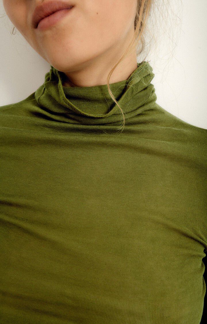 T-shirt femme Massachusetts, OLIVE VINTAGE, hi-res-model